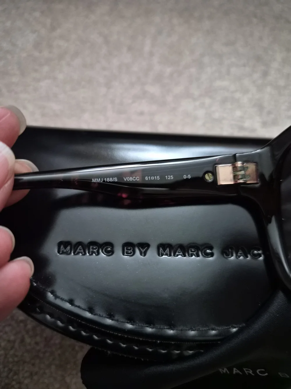 Marc by Marc Jacobs Tortoiseshell Sunglasses with Brown Gradient Lenses - Picture 3 of 3